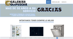 Desktop Screenshot of galeriasguipuzcoa.com